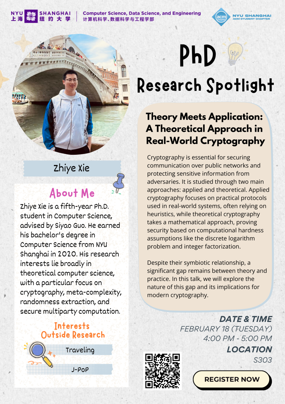 PhD Research Spotlight | Theory Meets Application: A Theoretical Approach in Real-World Cryptography