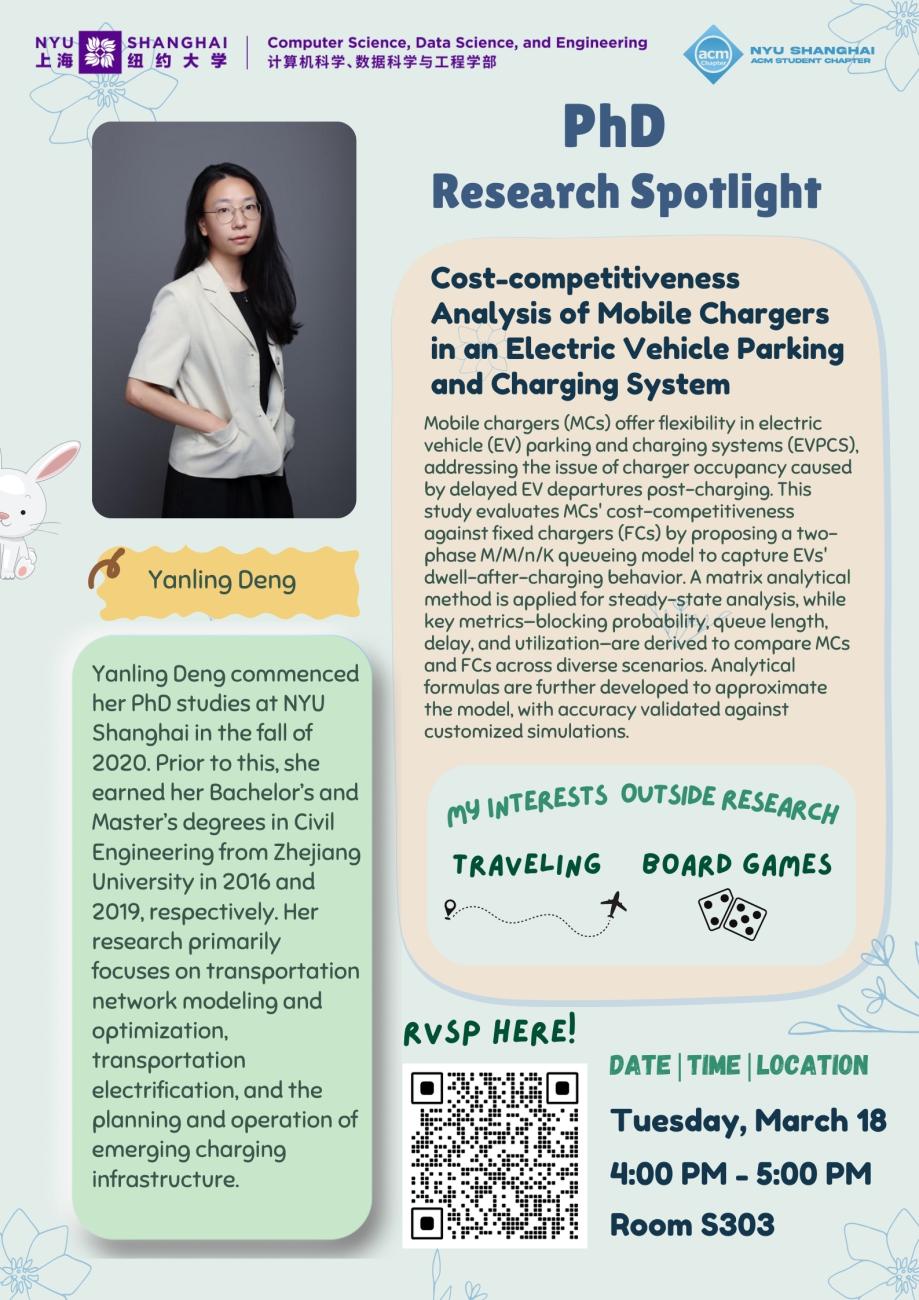 PhD Research Spotlight | Cost-competitiveness Analysis of Mobile Chargers in an Electric Vehicle Parking and Charging System
