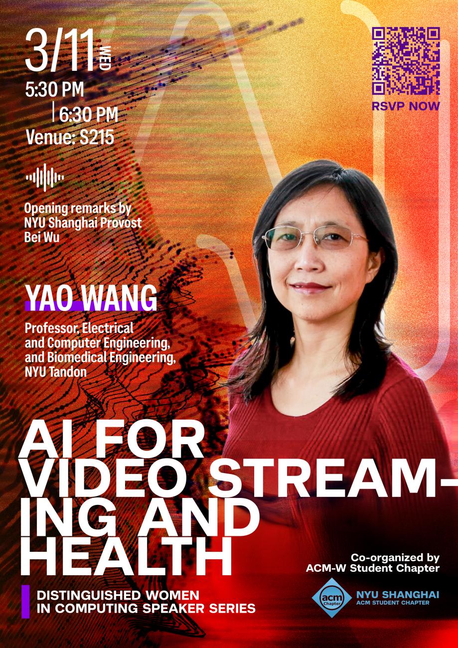 Distinguished Women in Computing Speaker Series - AI for Video Streaming and Health